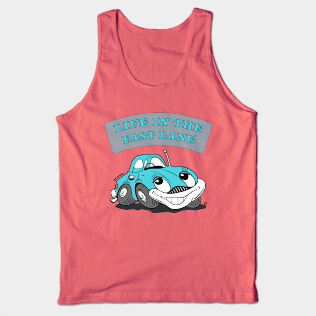 Hot Rod Hottie, Funny car, Living life in the fast lane. Tank Top by Morrissey OC